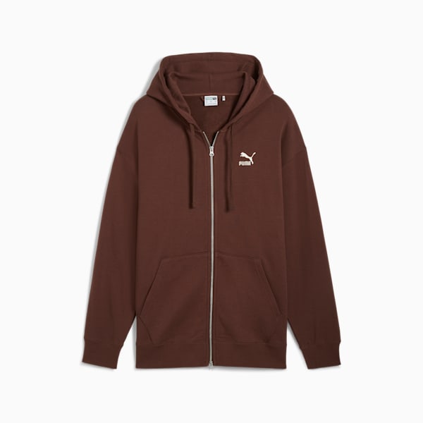 BETTER CLASSICS Full-Zip Hoodie, Espresso Brown, extralarge