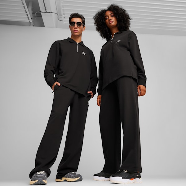 BETTER CLASSICS Polo Crew Unisex Sweatshirt, PUMA Black, extralarge-IND