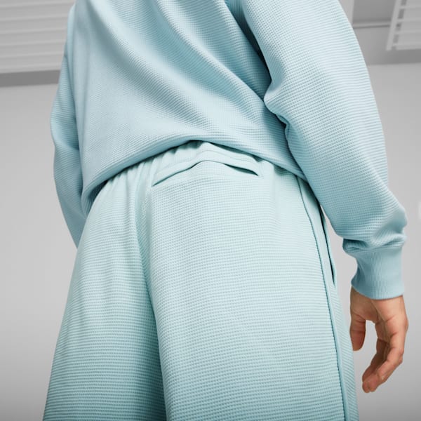 CLASSICS Men's Waffle Shorts, Turquoise Surf, extralarge-IND