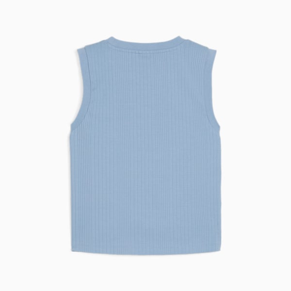 CLASSICS Ribbed Relaxed Women's Tank, Zen Blue, extralarge