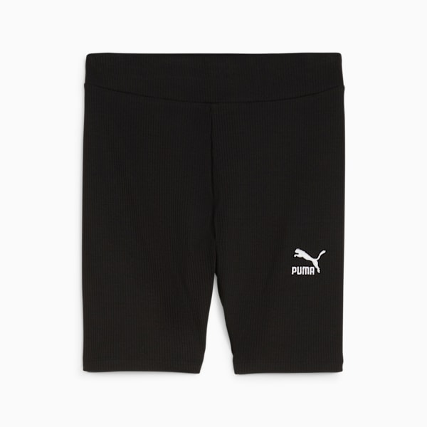 CLASSICS Women's Ribbed Short Tights, PUMA Black, extralarge-IND