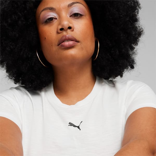 DARE TO Women's Crop T-shirt, PUMA White, extralarge-IND