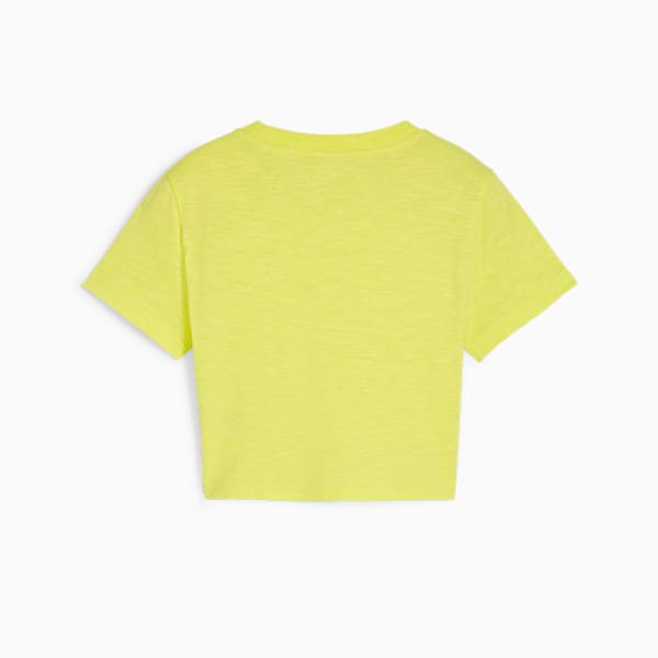 DARE TO Women's Baby Tee, Lime Sheen, extralarge