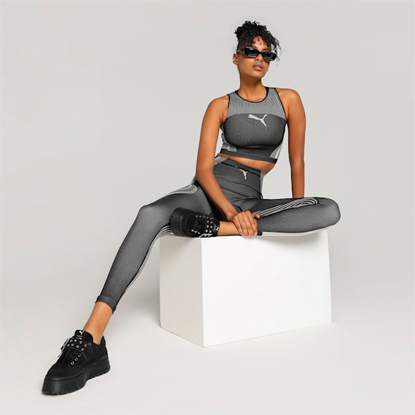 DARE TO Women's Crop Top, PUMA Black, extralarge-IND