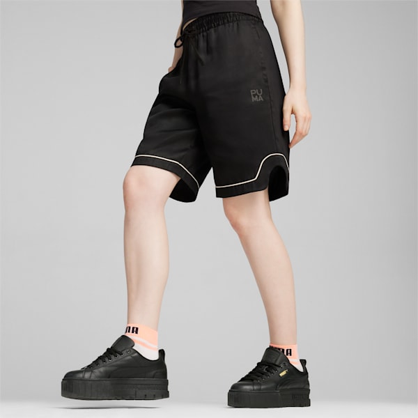 INFUSE Women's Woven Shorts, PUMA Black, extralarge