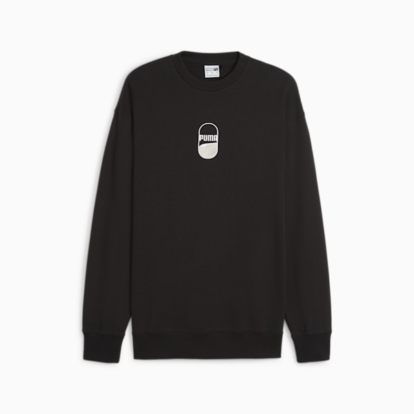 DOWNTOWN 180 Unisex Sweatshirt, PUMA Black, extralarge-IND