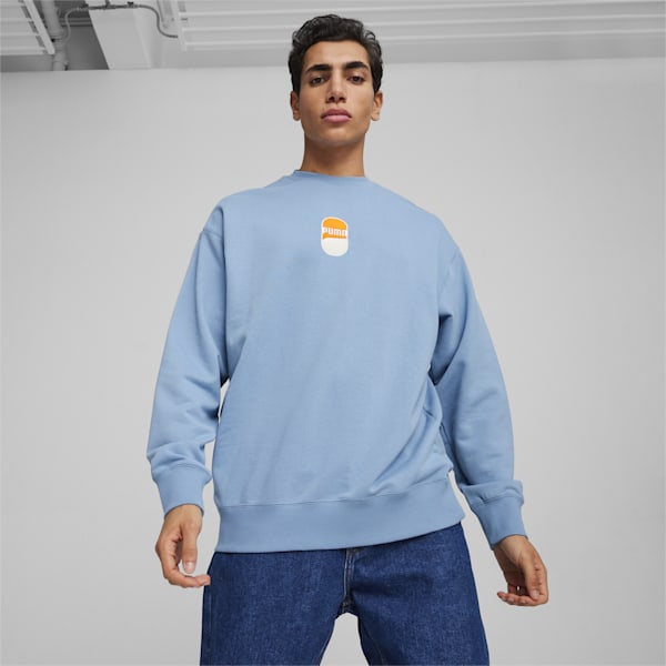 DOWNTOWN 180 Men's Sweatshirt, Zen Blue, extralarge
