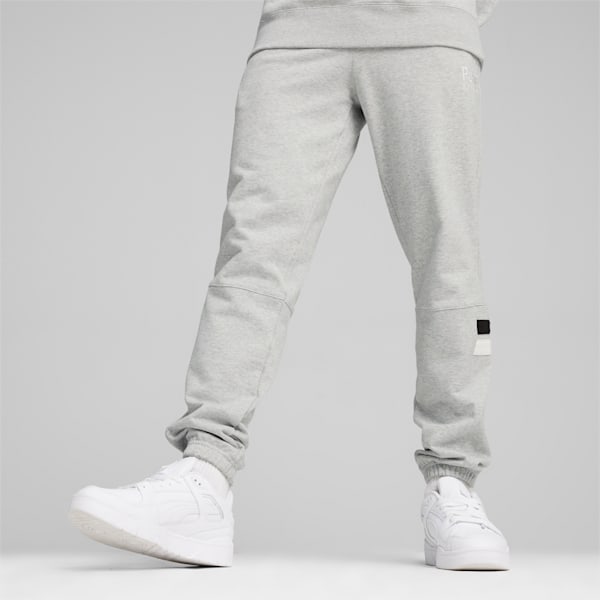 TEAM Men's Sweatpants, Light Gray Heather, extralarge-IND
