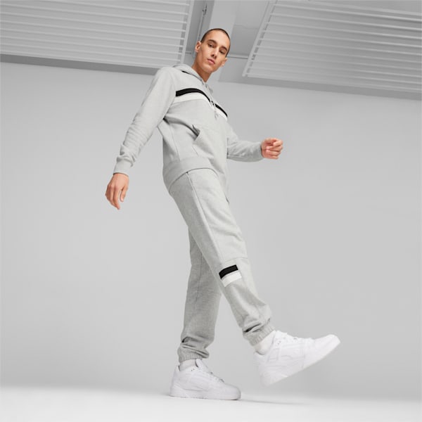 TEAM Men's Sweatpants, Light Gray Heather, extralarge-IND
