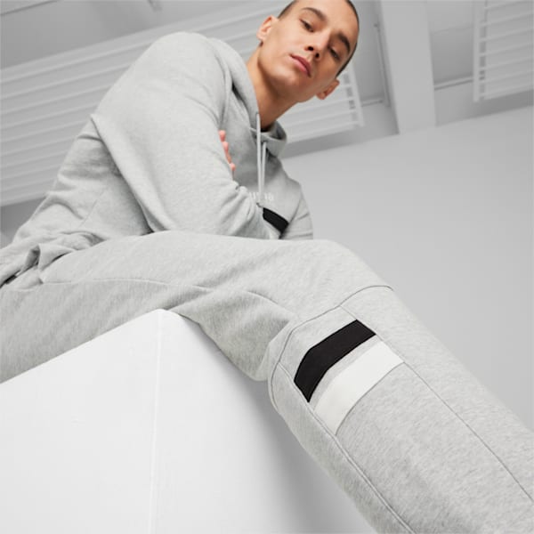 TEAM Men's Sweatpants, Light Gray Heather, extralarge-IND