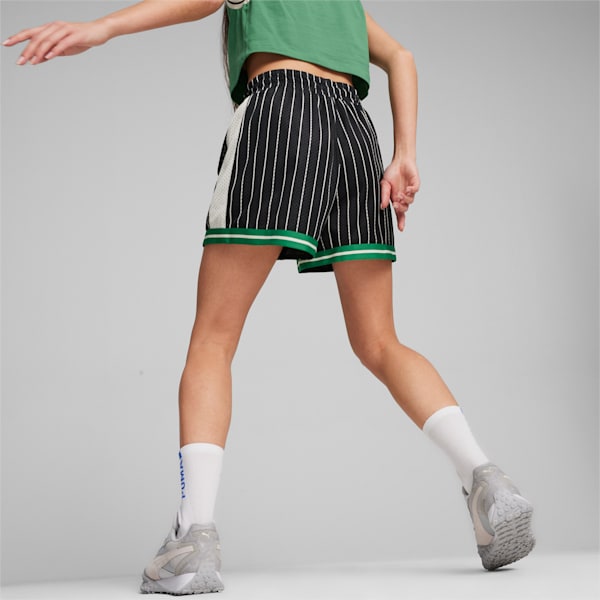 T7 Women's Mesh Shorts, PUMA Black-AOP, extralarge-AUS