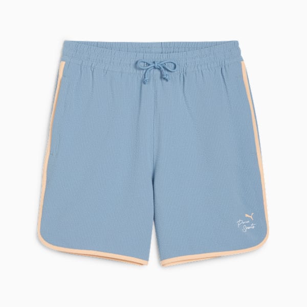 PUMA TEAM Men's Medium Rise Training Shorts, Zen Blue, extralarge-IND