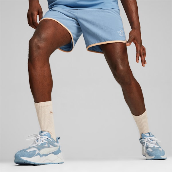 TEAM Men's Shorts, Zen Blue, extralarge-IND