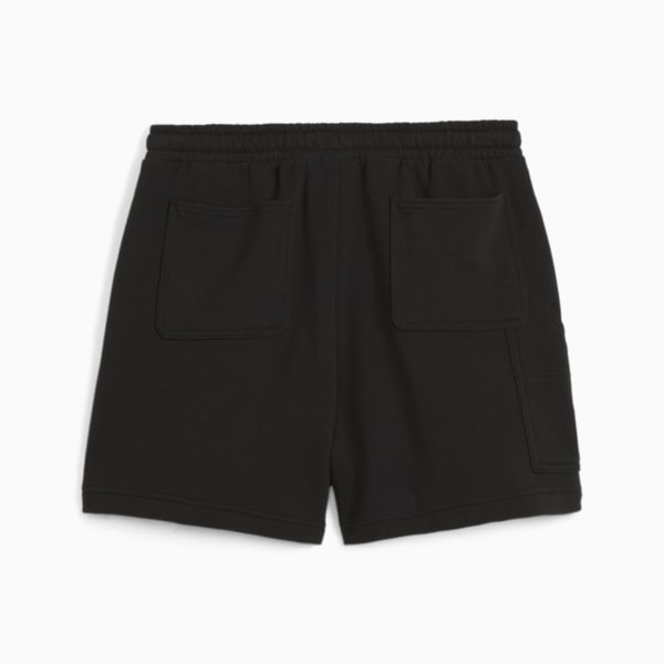 Pantalones cortos de cintura alta para mujer DOWNTOWN, PUMA Black, extralarge