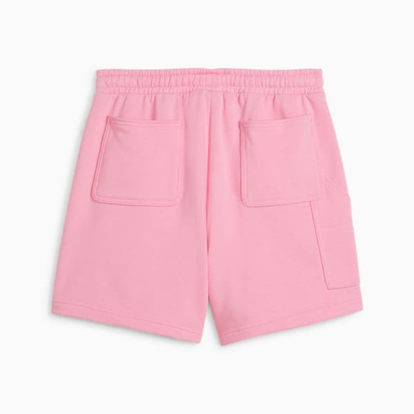 Pantalones cortos de cintura alta para mujer DOWNTOWN, Pink Lilac, extralarge