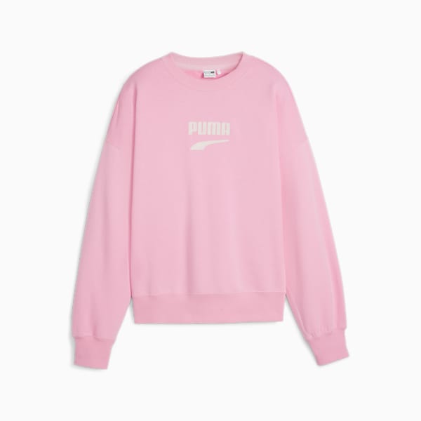 DOWNTOWN Women's Oversized Crew, Pink Lilac, extralarge