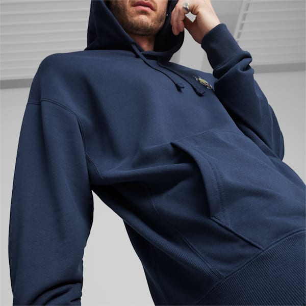 DOWNTOWN Men's Graphic Hoodie, Club Navy, extralarge-IDN