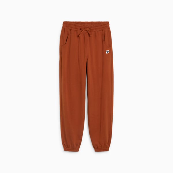 DOWNTOWN Women's Relaxed Sweatpants, Teak, extralarge