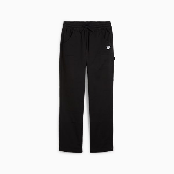 DOWNTOWN Men's Double Knee Pants, PUMA Black, extralarge