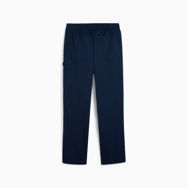 DOWNTOWN Men's Double Knee Pants, Club Navy, extralarge