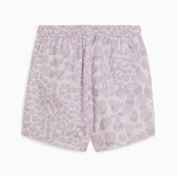 Shorts para mujer DOWNTOWN Kitten, Grape Mist-AOP, extralarge