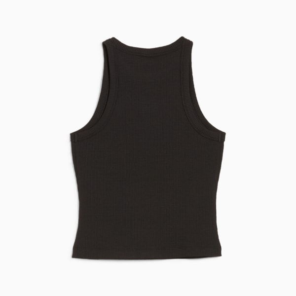 CLASSICS Women's Ribbed Slim Tank, PUMA Black, extralarge