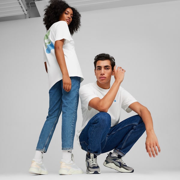 Playera con logo DOWNTOWN 180, PUMA White, extralarge