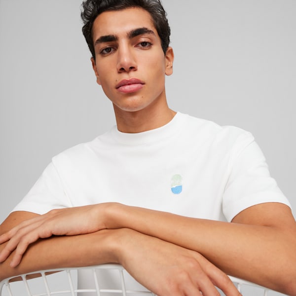 Playera con logo DOWNTOWN 180, PUMA White, extralarge