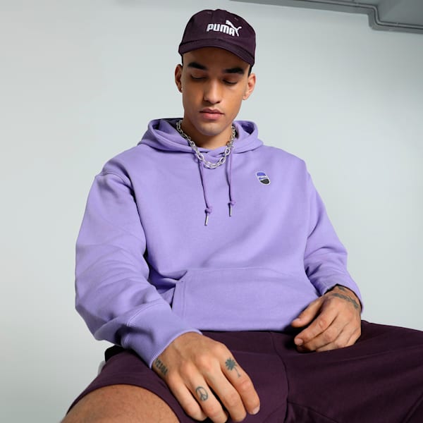 DOWNTOWN 180 Unisex Hoodie, Lavender Alert, extralarge-IND