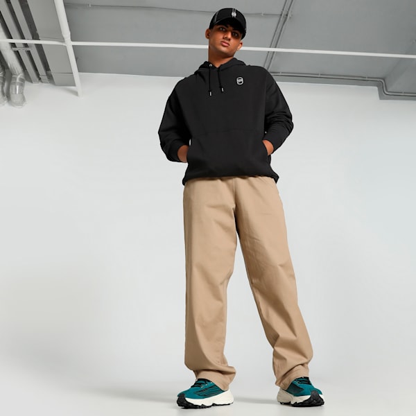DOWNTOWN 180 Hoodie, PUMA Black-Espresso Brown, extralarge-IND