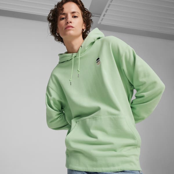 DOWNTOWN 180 Men's Hoodie, Pure Green, extralarge