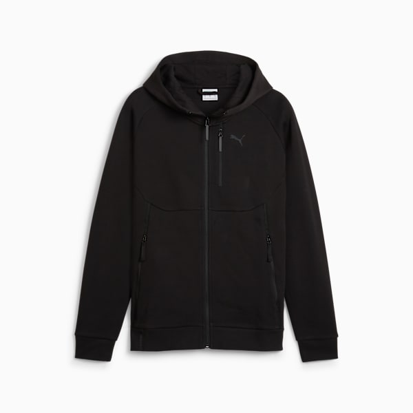 PUMATECH Men's Full-Zip Hoodie, PUMA Black, extralarge