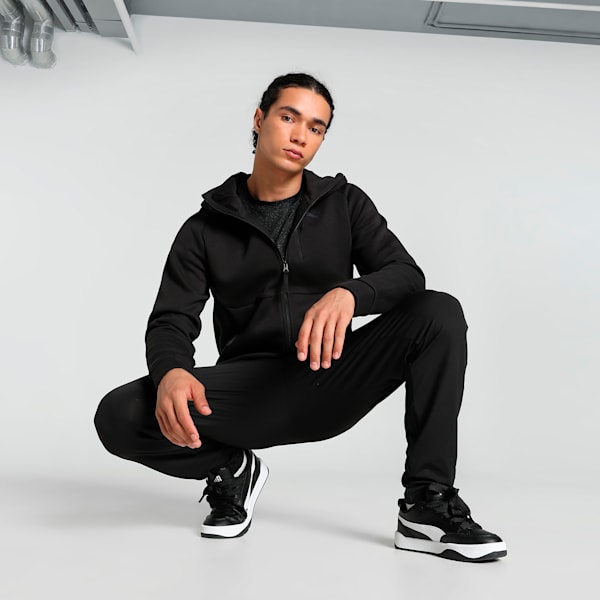 PUMATECH Men's Full-Zip Hoodie, PUMA Black, extralarge-IND