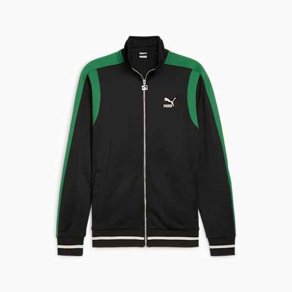Puma t7 track jacket black best sale
