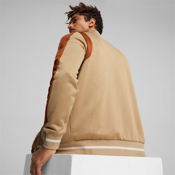 T7 Men's Track Jacket, Prairie Tan, extralarge-IND