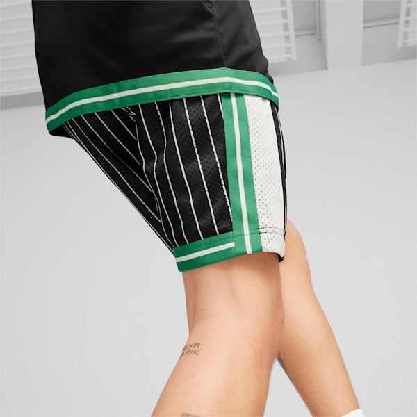 For the Fanbase T7 Men's Mesh Shorts, PUMA Black-AOP, extralarge