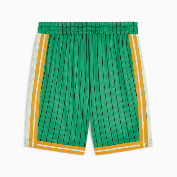 For the Fanbase T7 Men's Mesh Shorts, Archive Green-AOP, extralarge