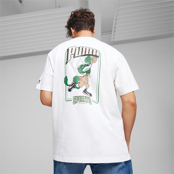 Playera estampada para hombre PUMA TEAM, PUMA White, extralarge