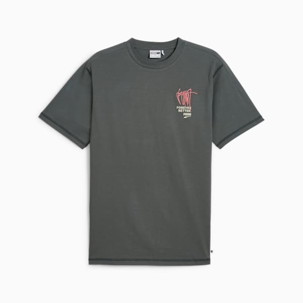 DOWNTOWN RE:COLLECTION Men's Tee, Mineral Gray, extralarge