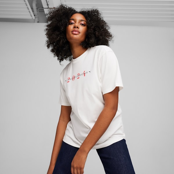 LOVE MARATHON Graphic Tee, PUMA White, extralarge