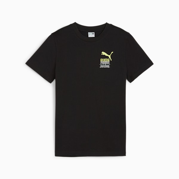 CLASSICS BRAND LOVE Big Kids' Tee, PUMA Black, extralarge