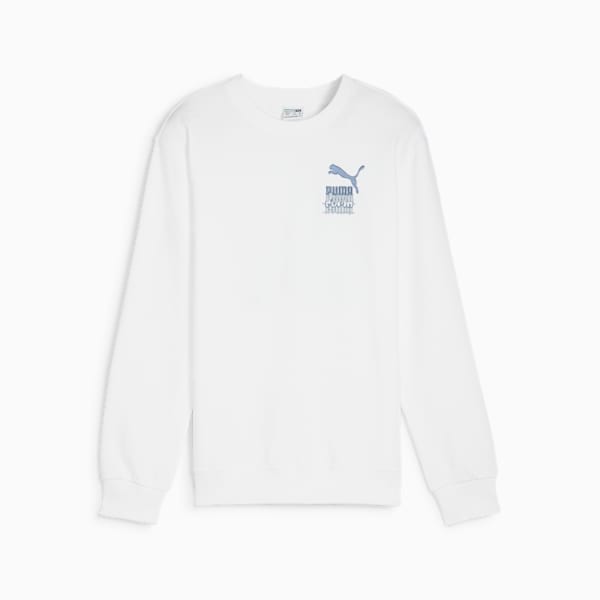 Sudadera juvenil CLASSICS BRAND LOVE, PUMA White, extralarge