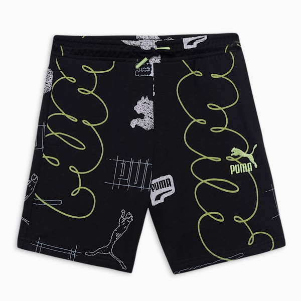 CLASSICS BRAND LOVE Youth Shorts, PUMA Black, extralarge-IND