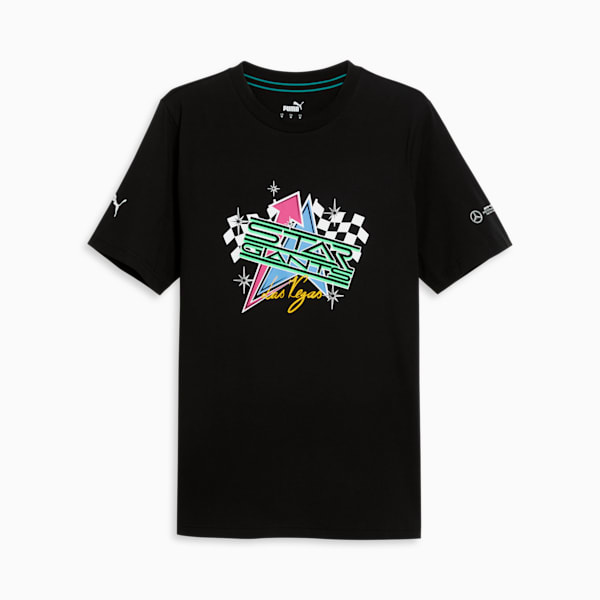 Playera Mercedes-AMG PETRONAS Motorsport F1 Garage Crews Las Vegas para hombre, PUMA Black, extralarge