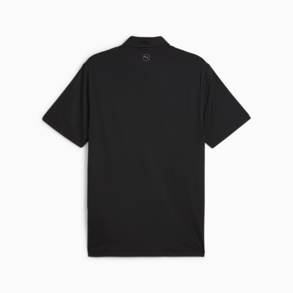 MATTR Brigade Men's Golf Polo, PUMA Black-Slate Sky, extralarge-IND