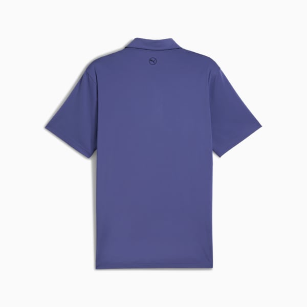 MATTR Brigade Men's Golf Polo, Blue Crystal-Deep Navy, extralarge-IND