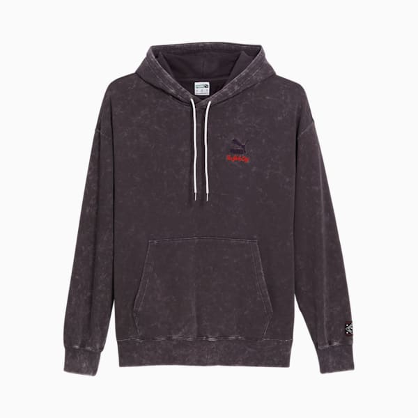 NYC REMIX Logo Men's Hoodie, Dark Coal, extralarge