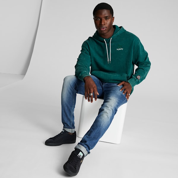 NYC REMIX Logo Men's Hoodie, Malachite, extralarge