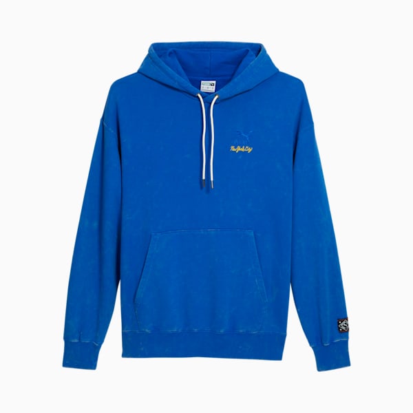 NYC REMIX Logo Men's Hoodie, PUMA Team Royal, extralarge