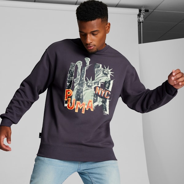 NYC REMIX Men's Graphic Sweatshirt | PUMA